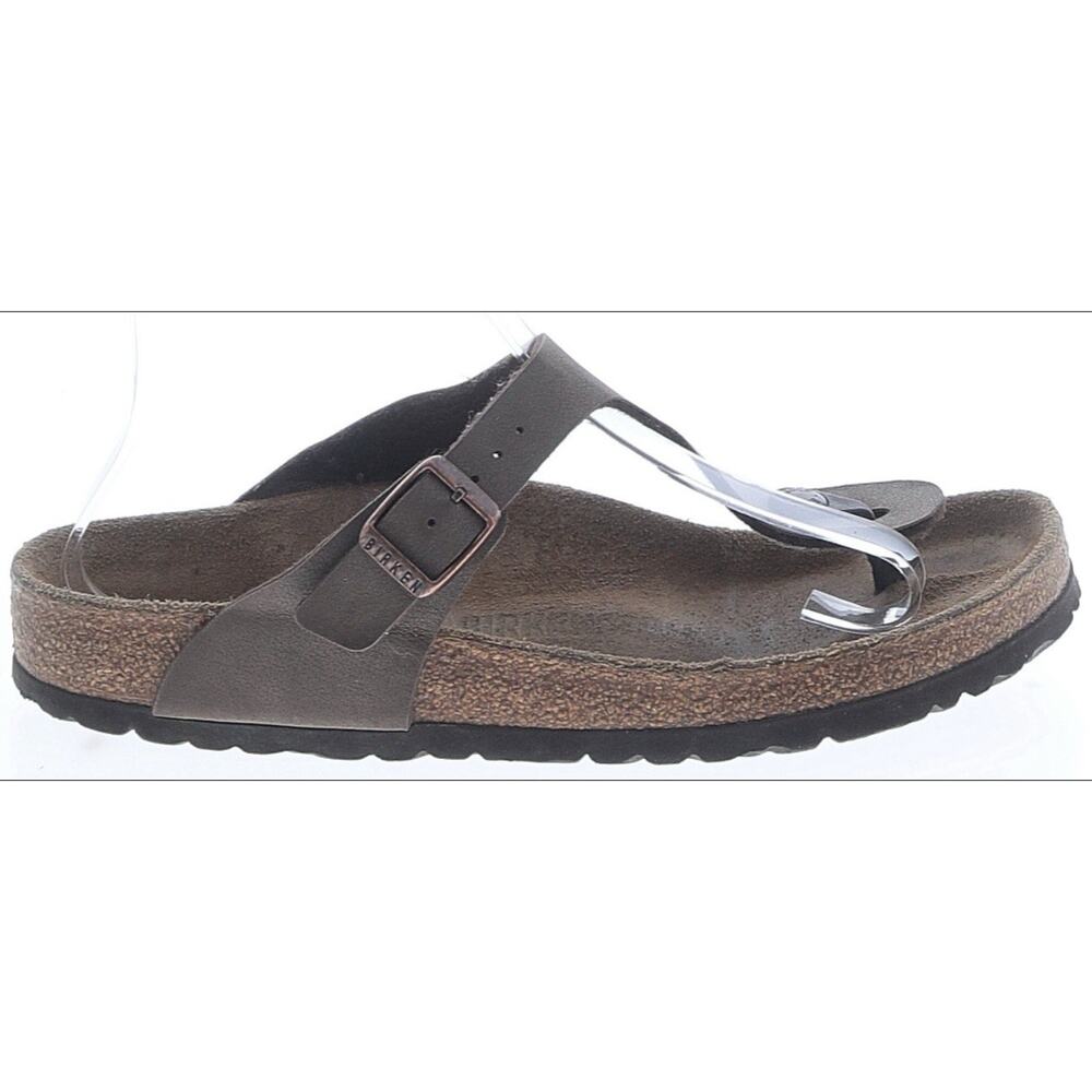 Birkenstock Women GIzeh Thong Sandal Mocha Brown EU 38 US 7 Flip Flop Cork Slide